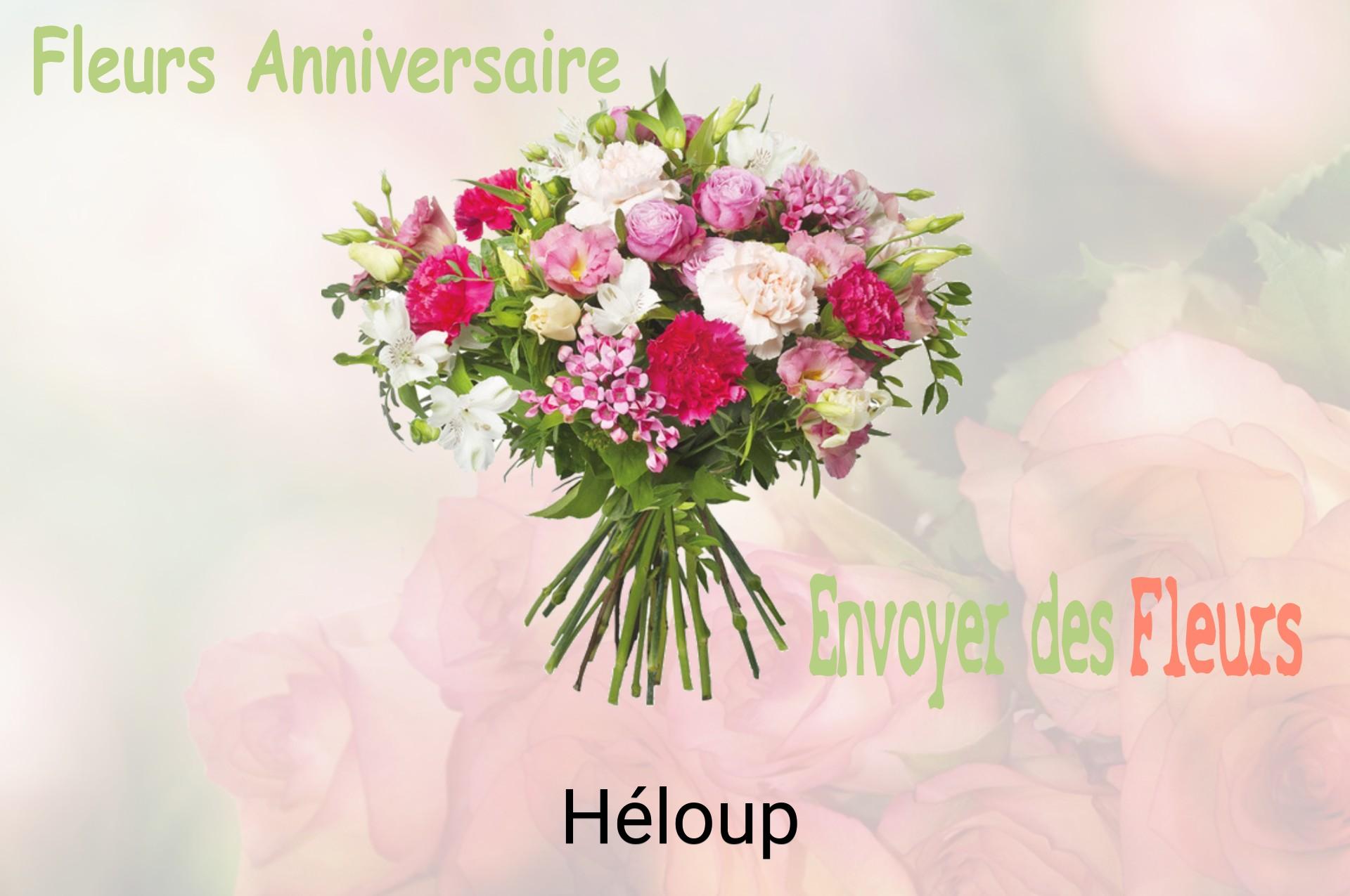 Bouquet de fleurs d’anniversaire livré à Héloup